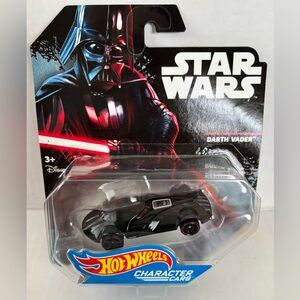 Hot Wheels Star Wars Darth Vader Character Car NIB